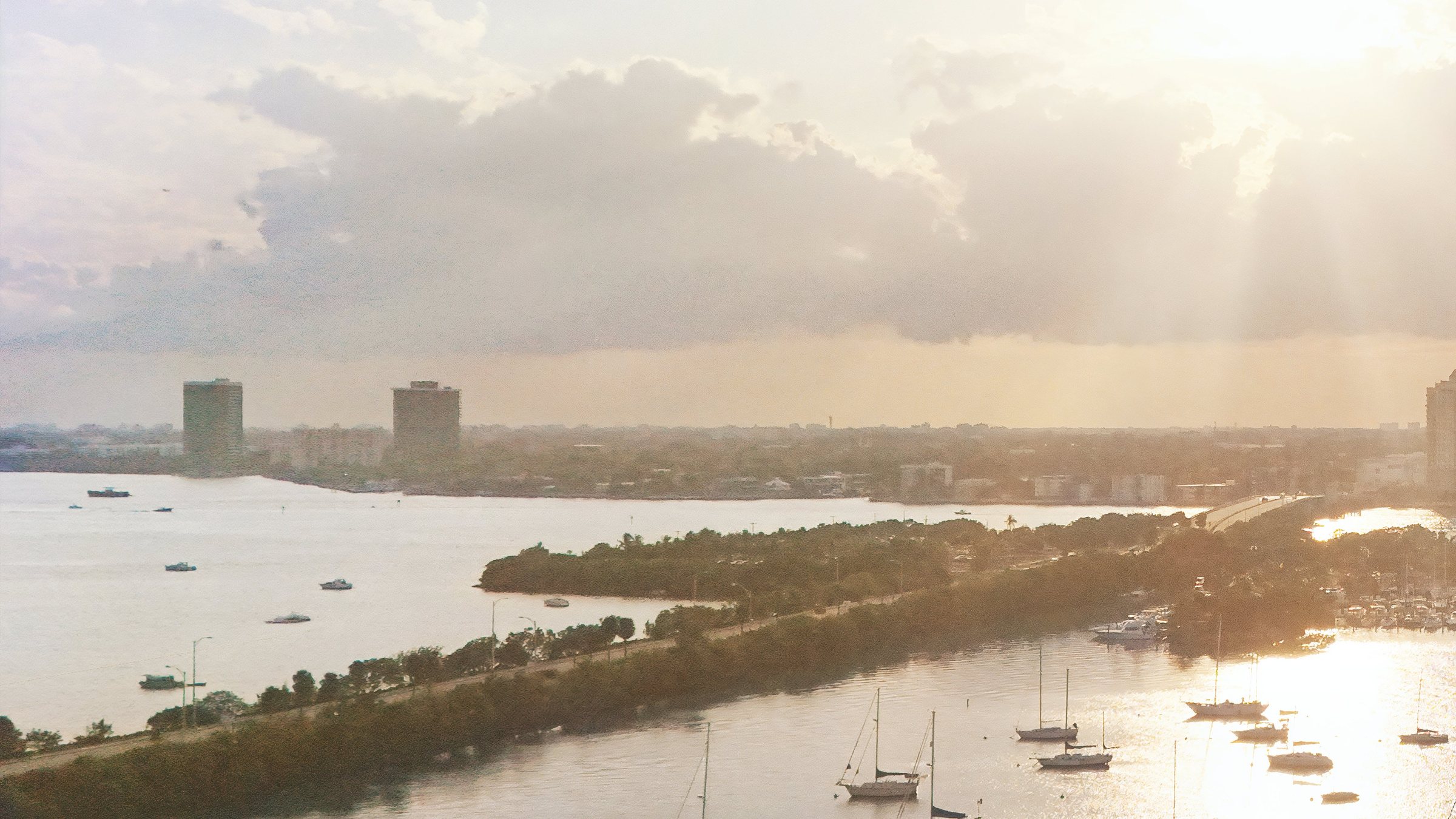 The tower on Biscayne Bay